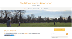 Desktop Screenshot of gladstonesoccer.com
